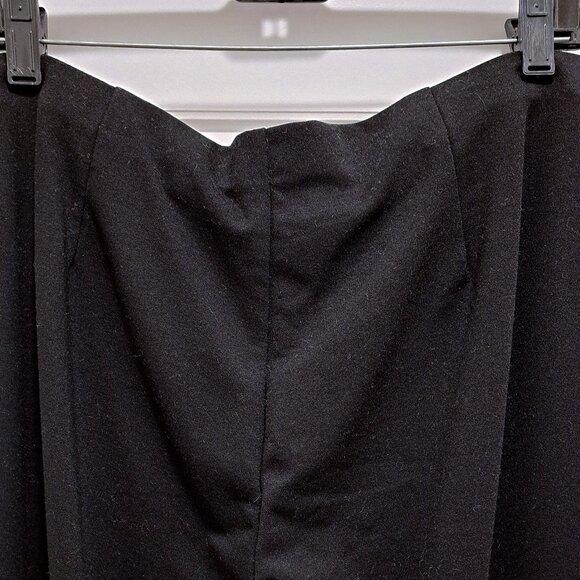 Eileen Fisher Stretch Ponte Pant Black Pull On Elastic Waist Size Large - Picture 5 of 8